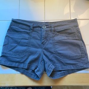 Dark Gray Cargo Short Shorts